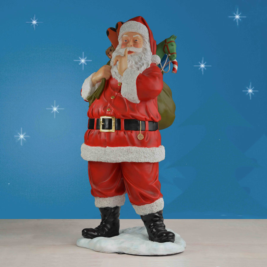 life size stuffed santa