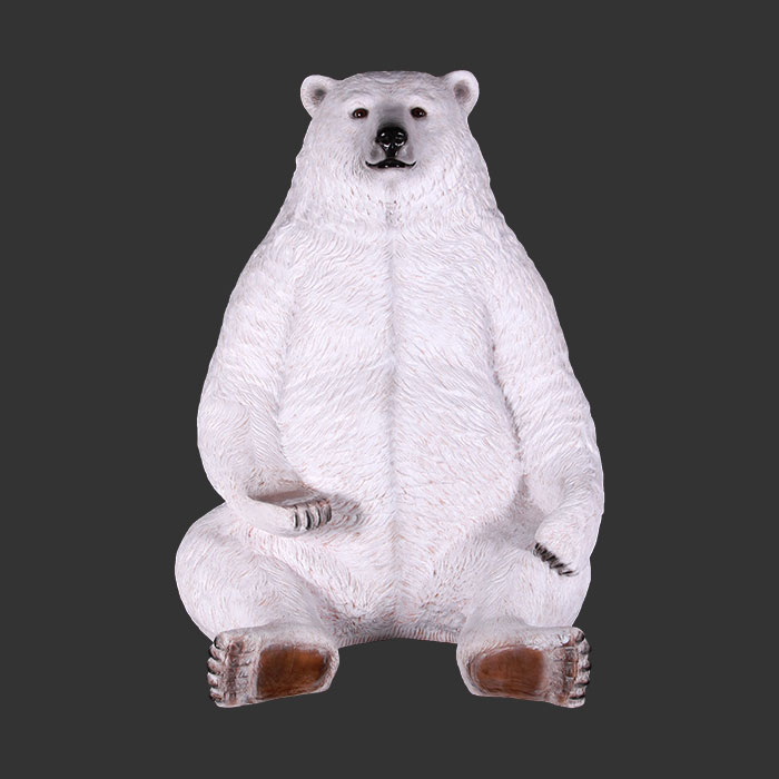 giant polar bear statue