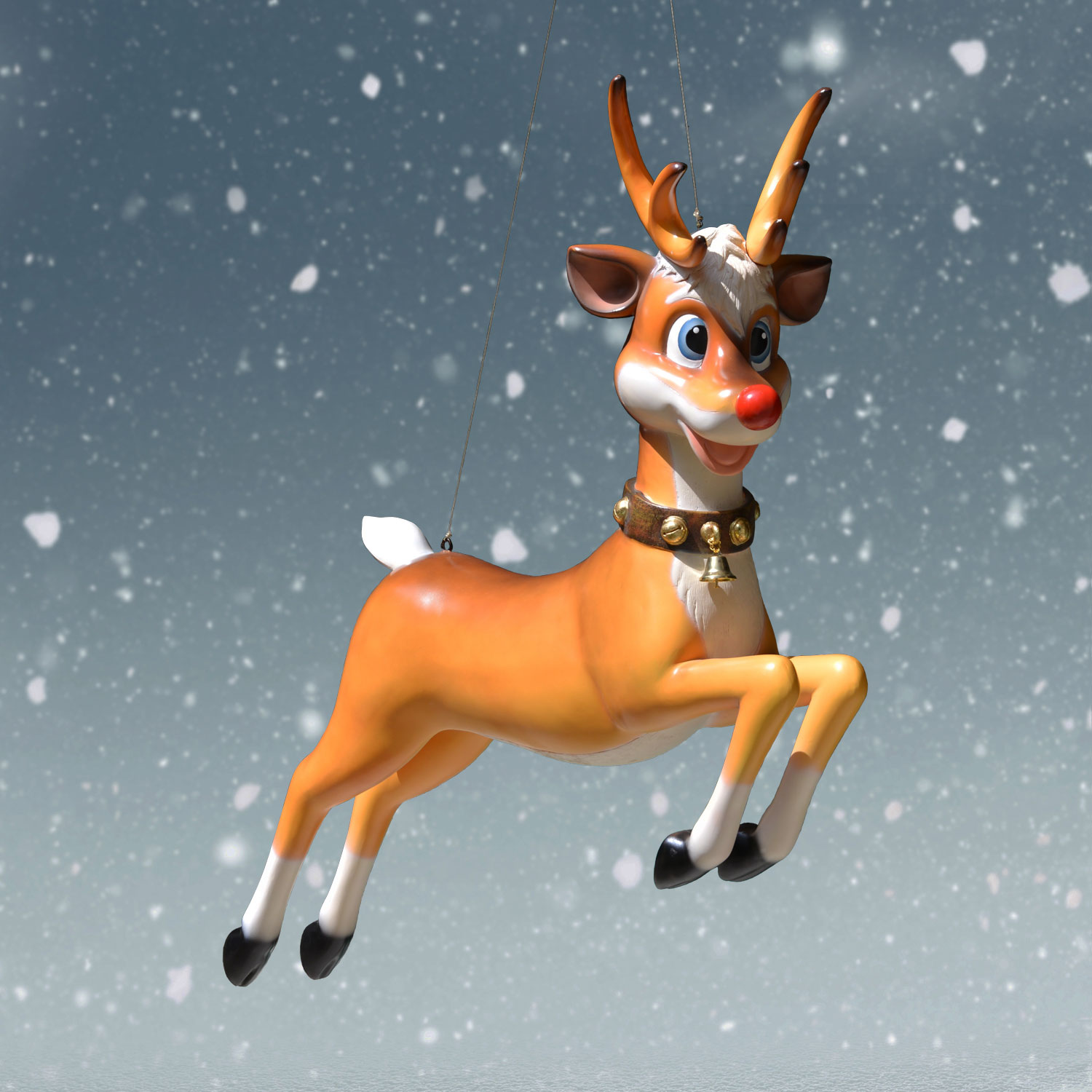 Flying Christmas Reindeer - Christmas Night Inc.