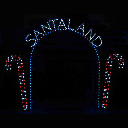 Happy Holidays Arch C7 LED Display