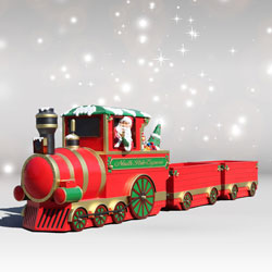 Santas Locomotive and Wagons