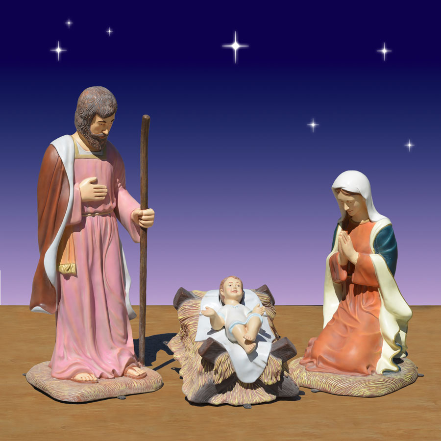 Christmas Mary, Joseph and Baby Jesus