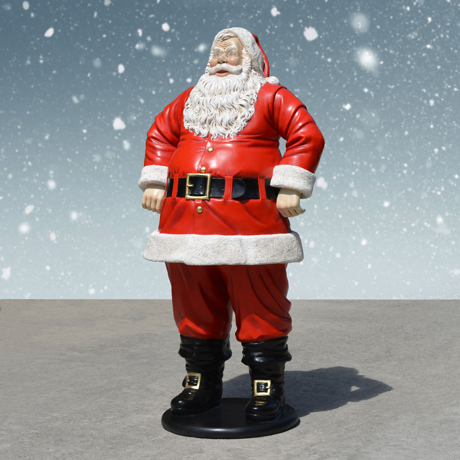 Life Size Outdoor Santa Figure Christmas Night Inc