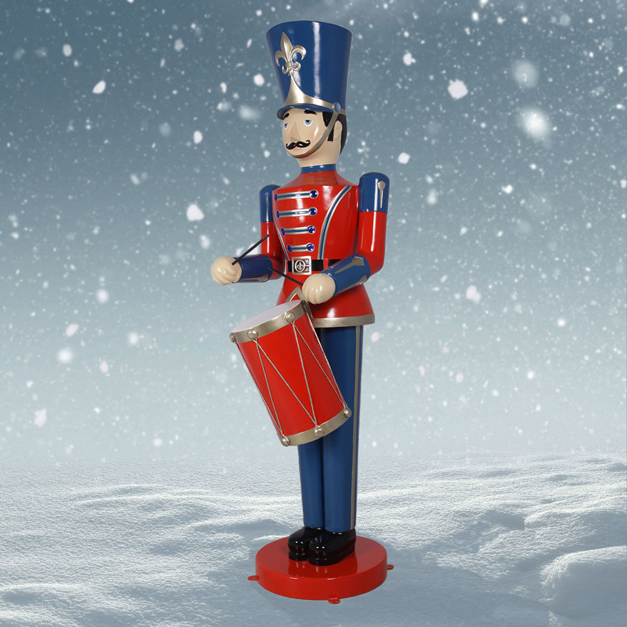 6 foot wooden soldier