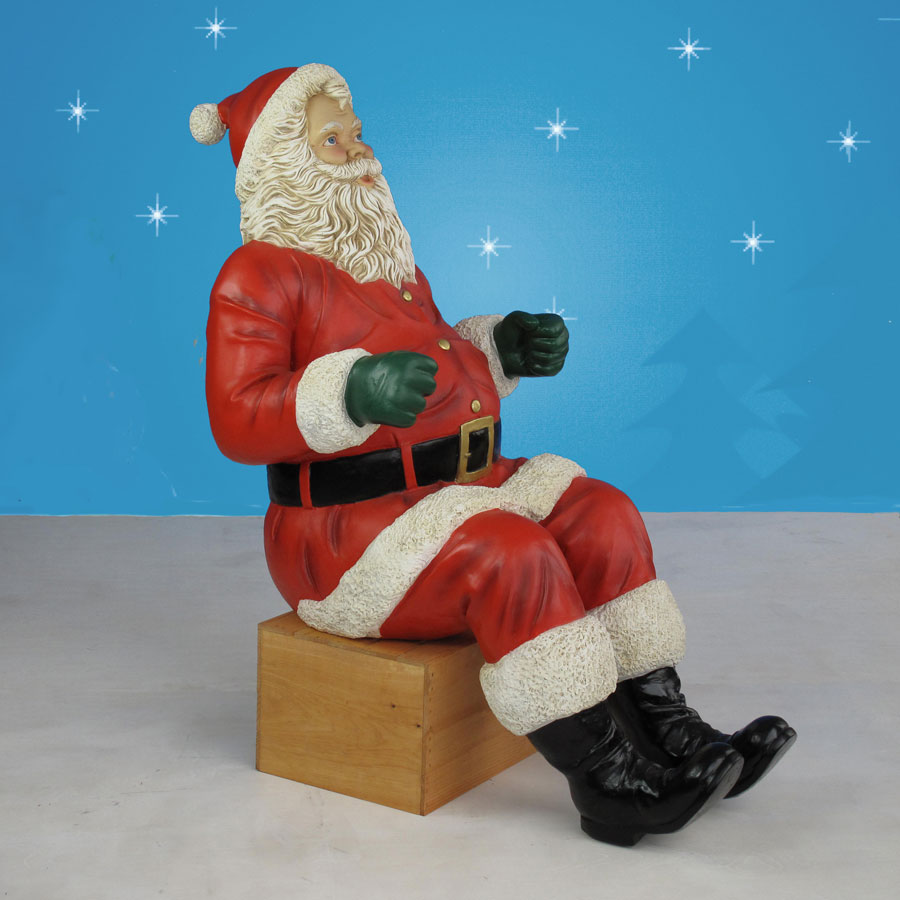 stuffed santa for outside