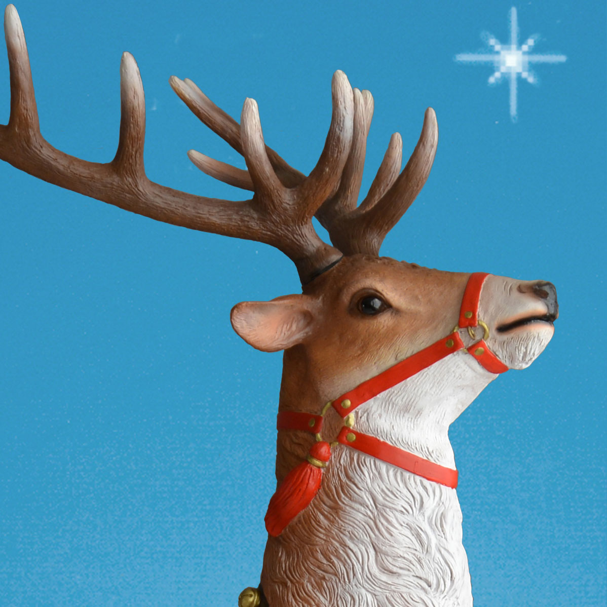 reindeer statue indoor