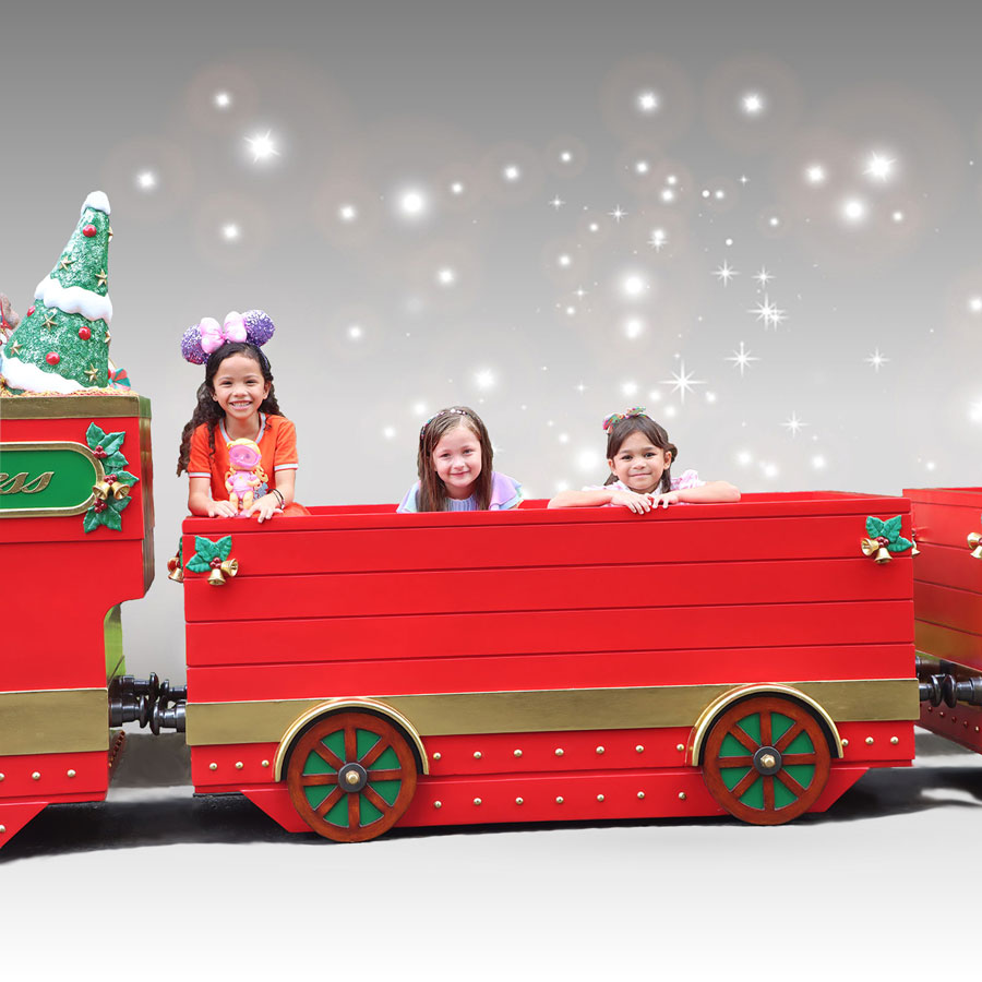 Santa&#039;s Polar Express wagon