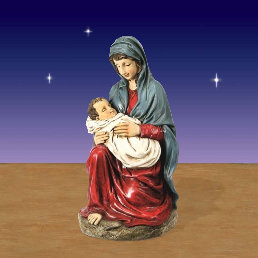 Mary and Baby Jesus Holy Family set