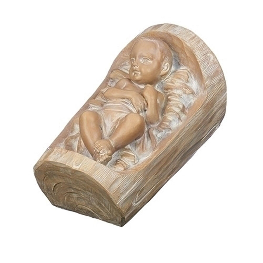 Baby Jesus in Wood Carved Holy Family set