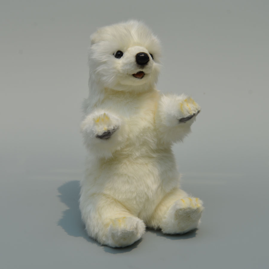 Polar Bear Cub Posable 13in.H