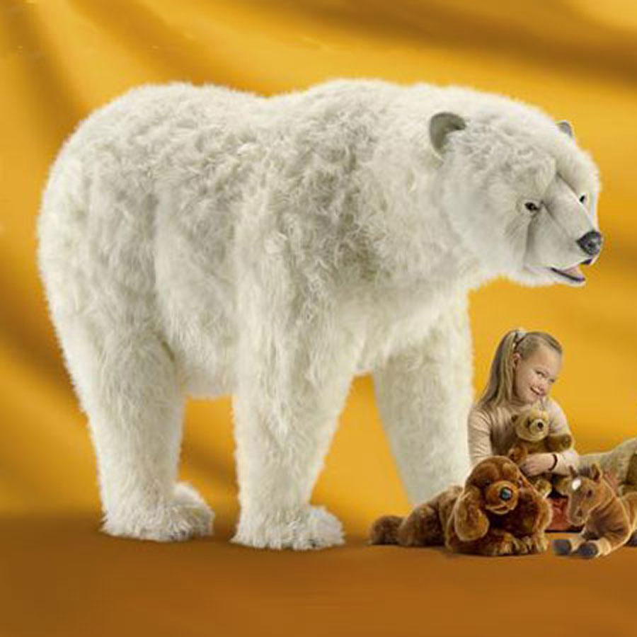 Hansa Toy Life Size Polar Bear