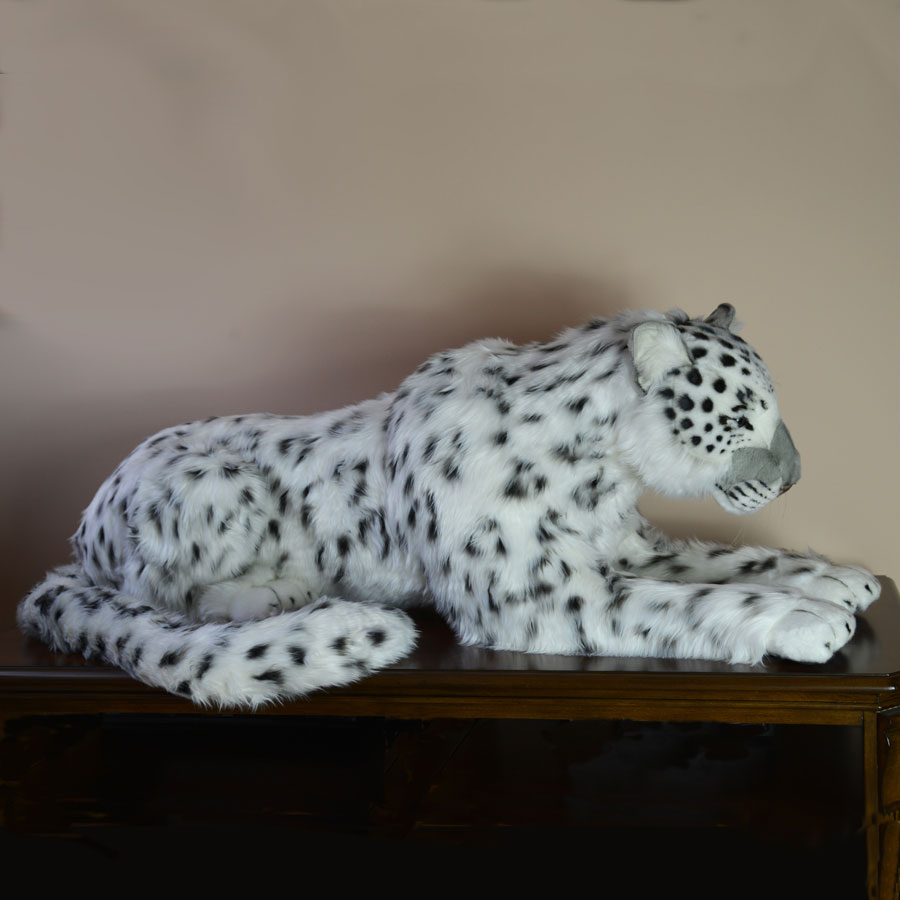 21 Plush Jumbo Snow Leopard Made With Recycled Material 53 OFF
