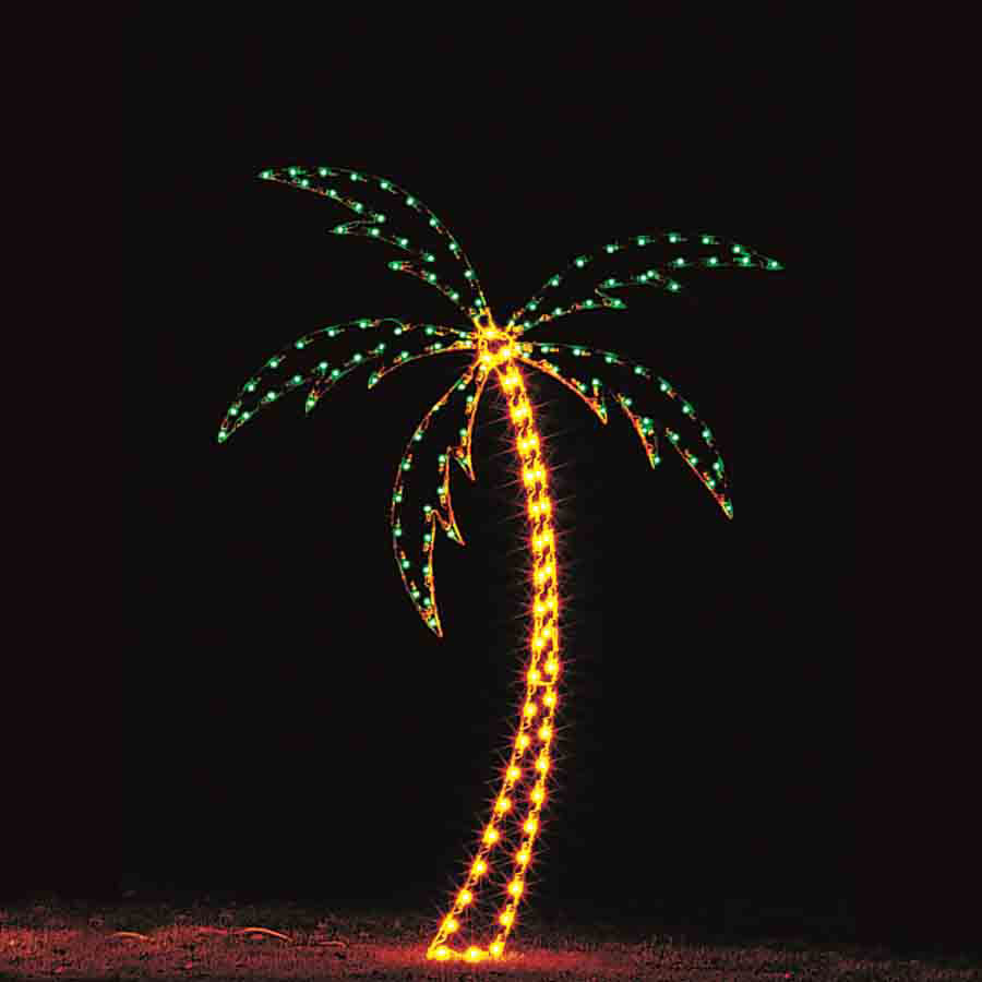 Palm Tree Light Display