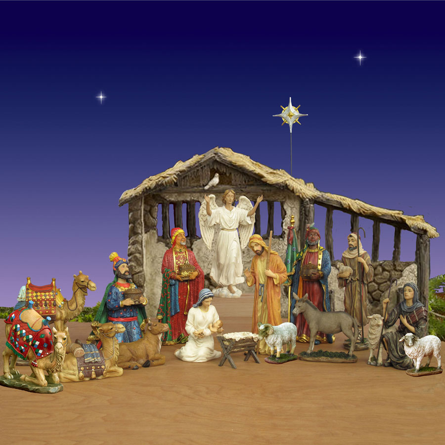 10 Standard Nativity The Real Life Nativity Stable only 