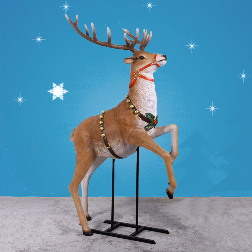 reindeer statue indoor