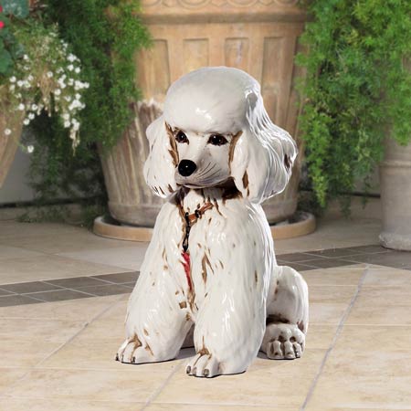 Ceramic Poodle