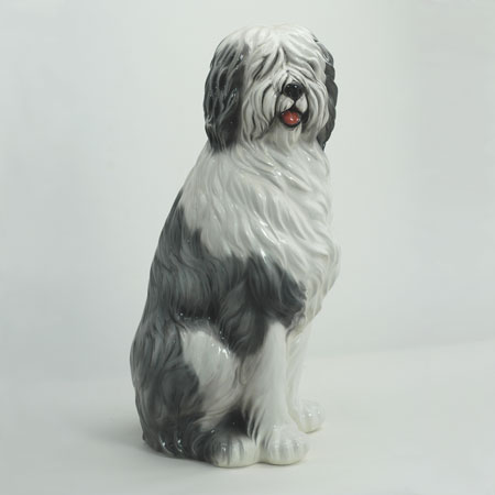 Ceramic Bobtail statue