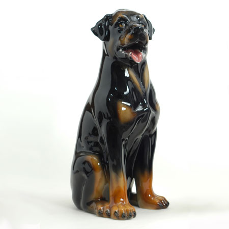 Ceramic Rottweiler