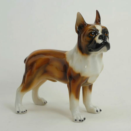 Ceramic Boston Terrier