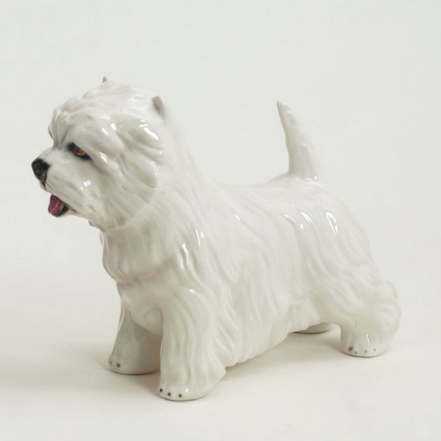 West Highland Terrier Ceramic statue