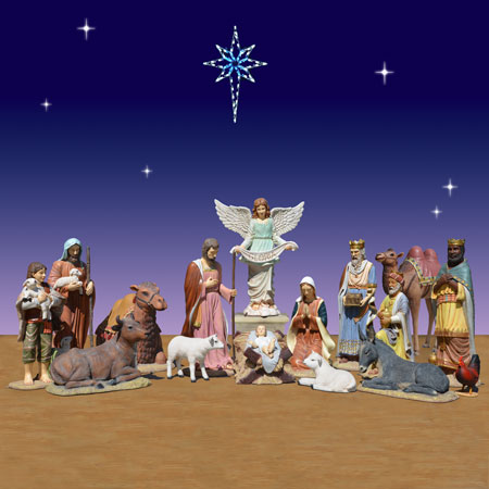 Life size Nativity Set