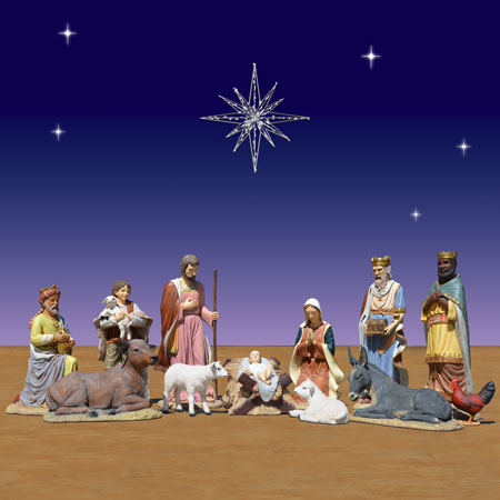 Lifesize Nativity