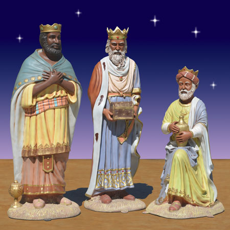 Outdoor Black Wise Men