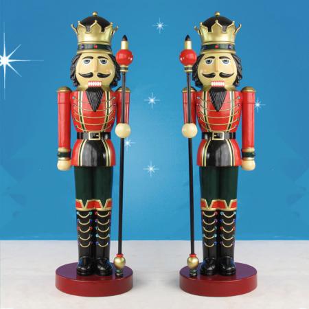 Nutcracker Kings with Scepters