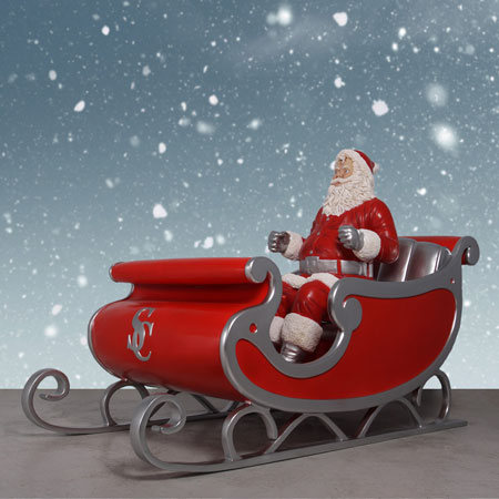 Life Size Santa with Sleigh