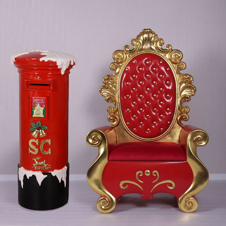 Santa Throne and Mail Box