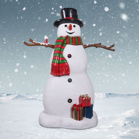 Snowman with Gifts