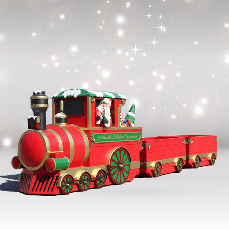 Santas Locomotive and Wagons