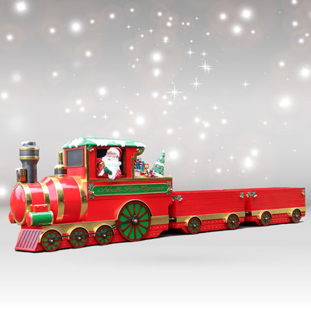 Santas Locomotive and Wagons