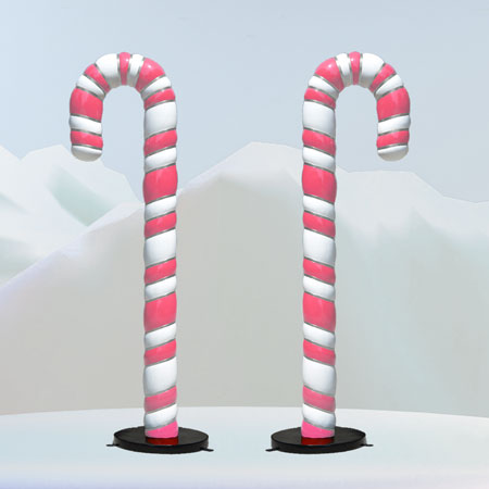 6 foot Candy Canes