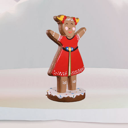 Outdoor gingerbread girl