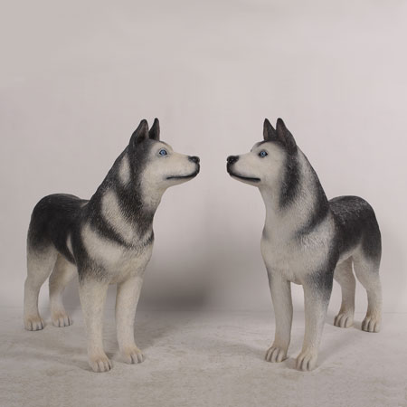 Fiberglass dog Statues