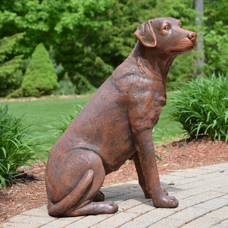 Fiberglass Dog Statue