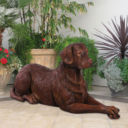 Fiberglass Labrador Statue