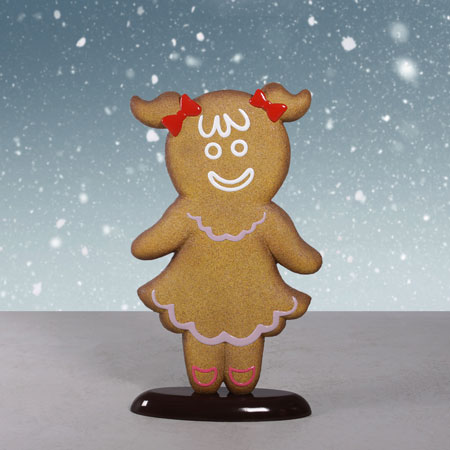 Fiberglass Gingerbread Girl