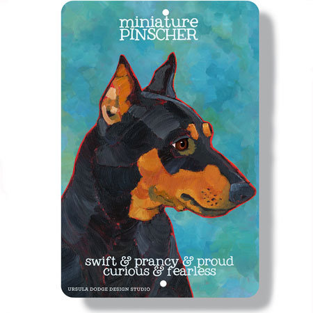 Miniature Pinscher sign