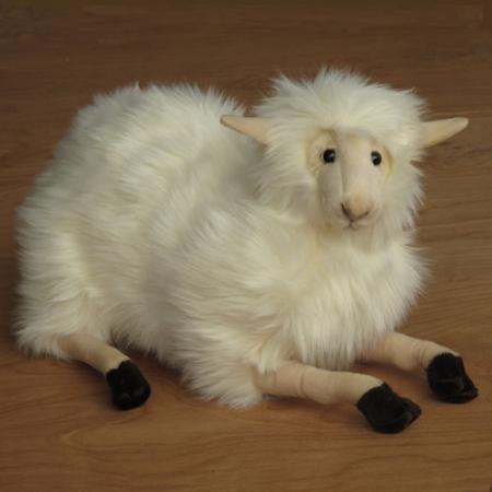 Plush Resting Lamb