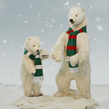 Life size Polar bears