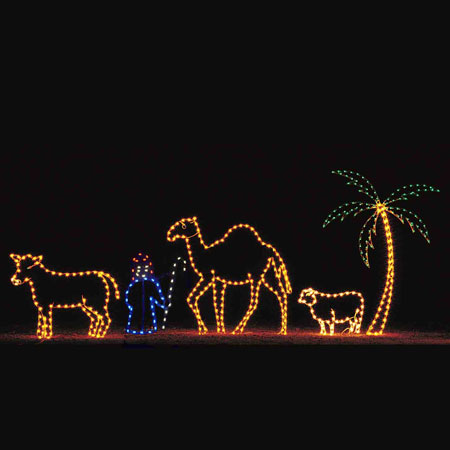 Lighted Animal Set