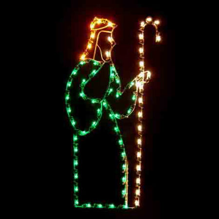 Nativity LED Light Display - 4 ft Saint Joseph