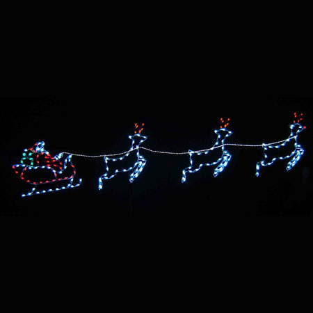 Santa Sleigh Lights