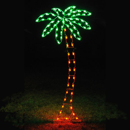 Holiday Lights Palm Tree