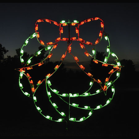 Holiday Lights Wreath