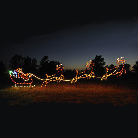 Santa Sleigh Lights