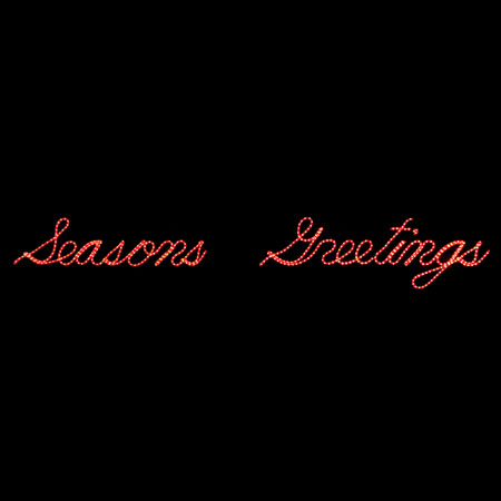 Seasons Greetings Rope Light Sign