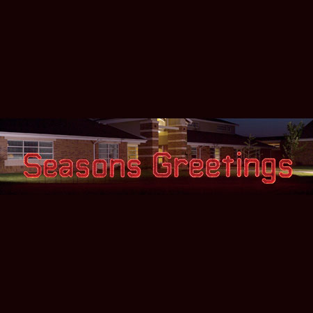 Seasons Greetings Light Display